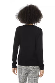 Black Wool Women Sweater