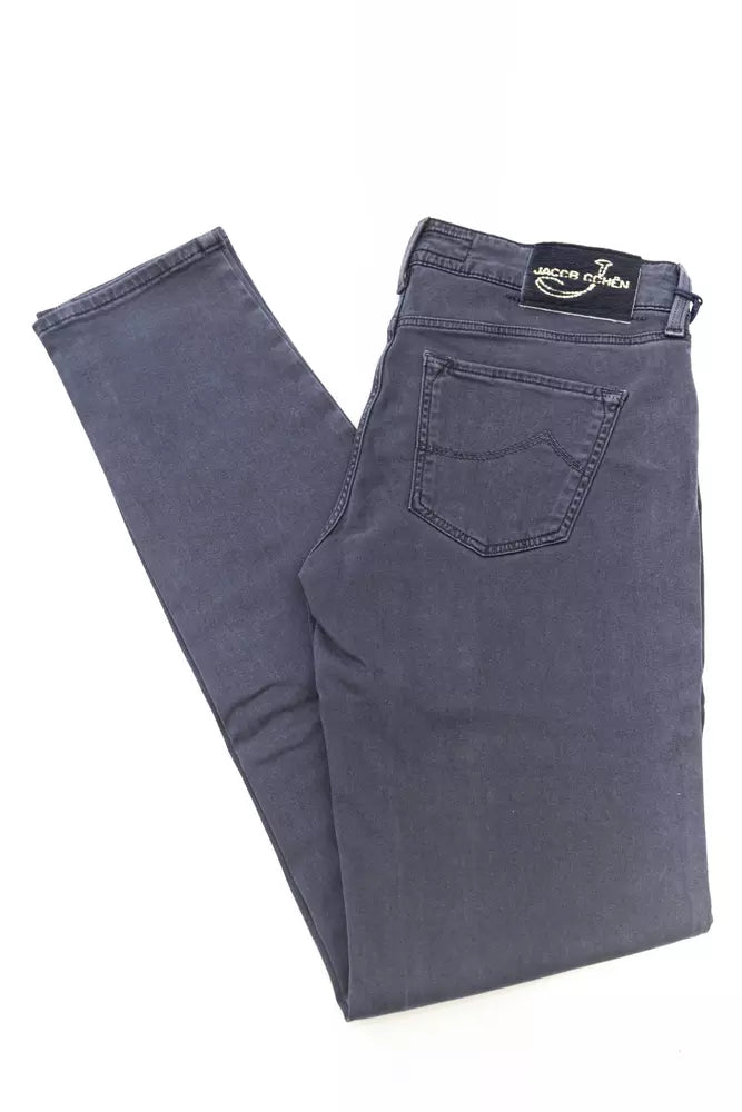 Blaue baumwollähnliche Jeans und Hose