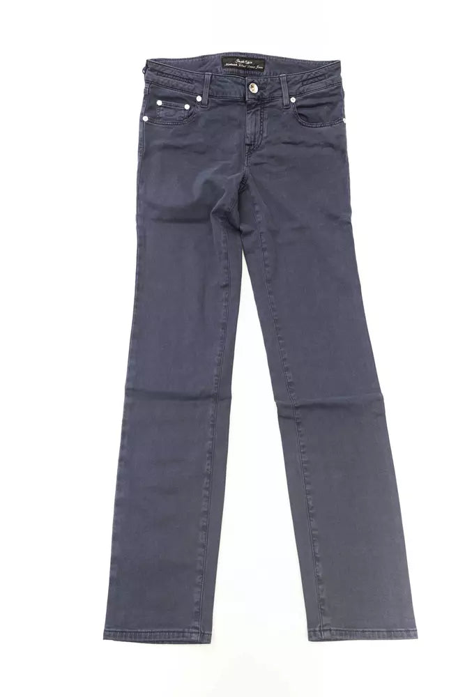 Blaue baumwollähnliche Jeans und Hose