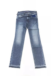 Blue Cotton Women Jean