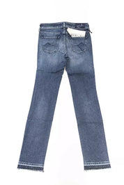 Blue Cotton Women Jean