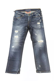 Jean et pantalon en coton bleu