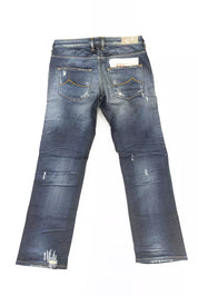 Jean et pantalon en coton bleu