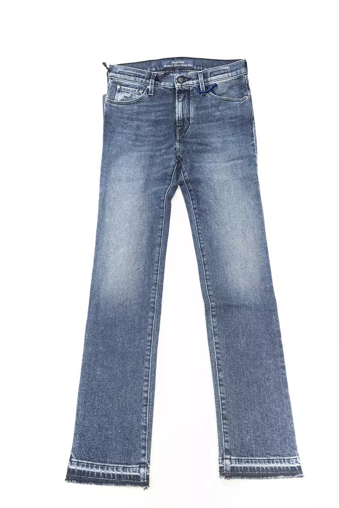 Jean et pantalon en coton bleu