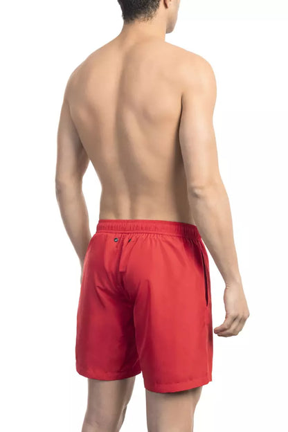 Maillots de bain en polyester rouge