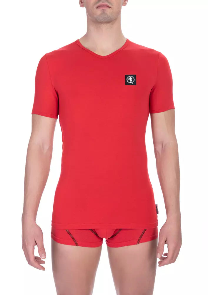 T-shirt en coton rouge