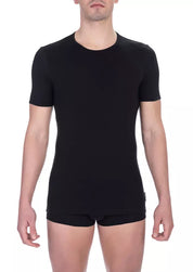 T-shirt en coton noir