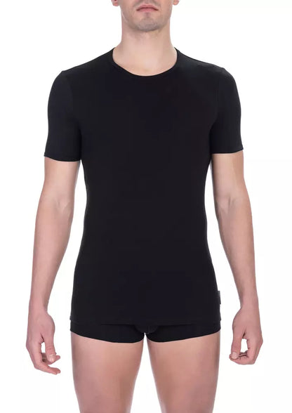 T-shirt en coton noir