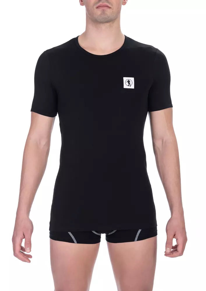 T-shirt en coton noir