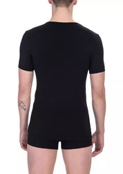 T-shirt en coton noir