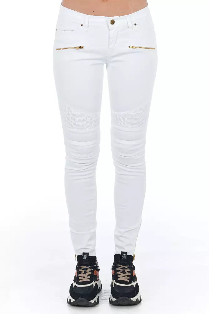 Jean et pantalon en coton blanc