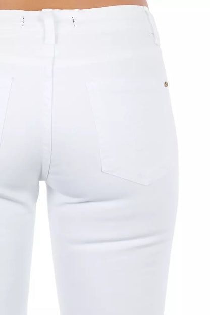 Jean et pantalon en coton blanc