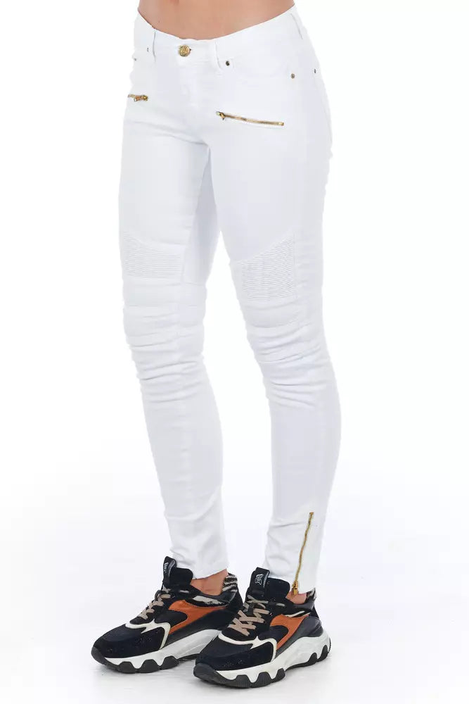 Jean et pantalon en coton blanc