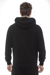 Black Cotton Men Sweater