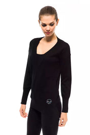 Black Wool Women Sweater