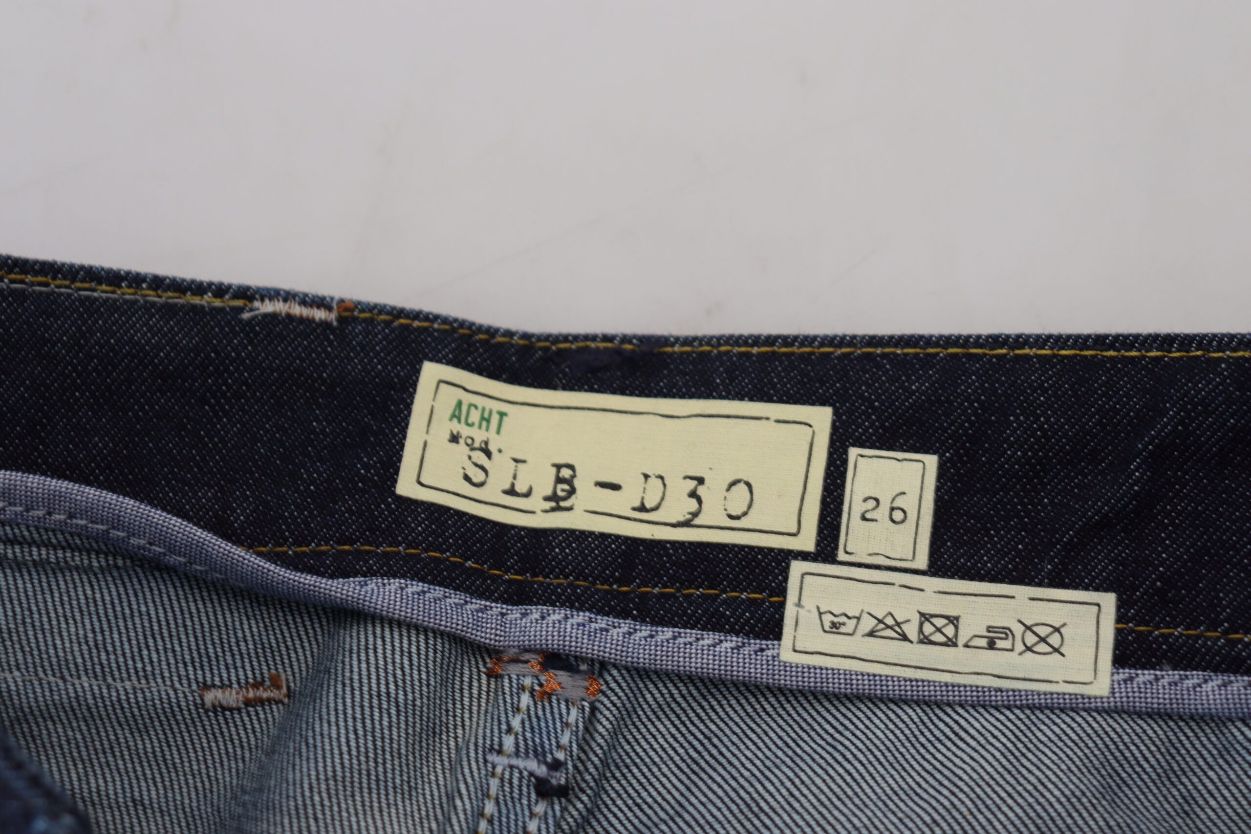 Blaue Damen-Freizeitjeans aus Baumwolle mit niedriger Taille und schmaler Passform