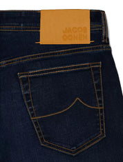 Blue Cotton Men Slim-fit Jean