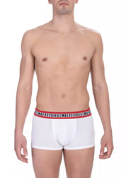 White Cotton Men Trunk