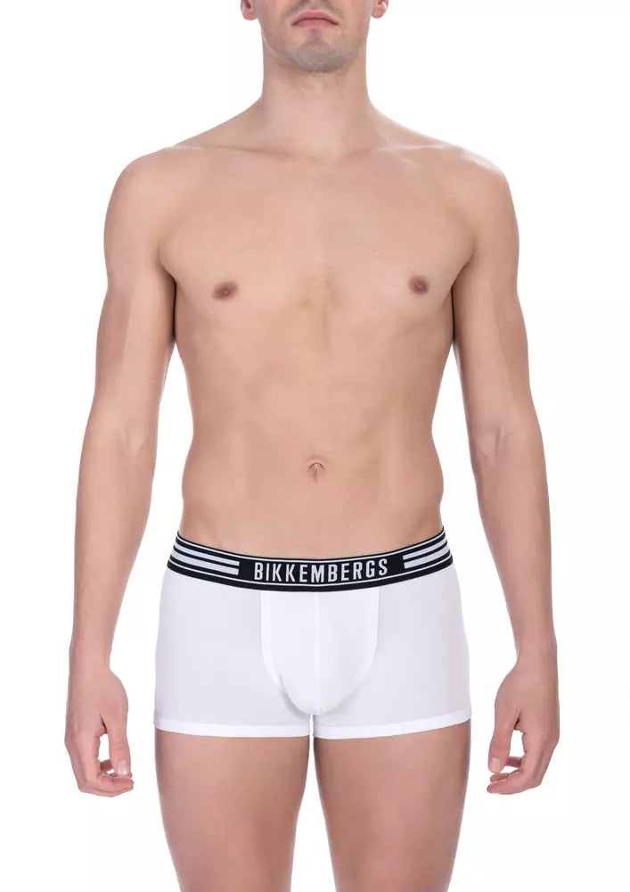 White Cotton Men Trunk