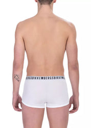 White Cotton Men Trunk