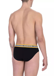 Black Cotton Men Brief