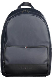 Blue Polyethylene Men Backpack