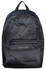 Blue Polyester Men Backpack