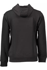 Black Cotton Men Sweater