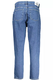 Blue Cotton Women Jeans