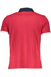 Red Cotton Men Polo