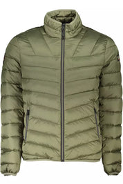 Green Polyamide Men Jacket