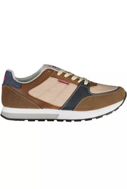 Brown ECO Leather Men Sneaker