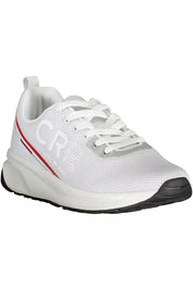 White Polyethylene Men Sneaker