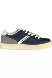 Blue Polyethylene Men Sneaker