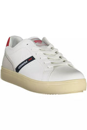 White Polyethylene Men Sneaker