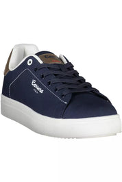 Blue Eco Leather Men Sneaker