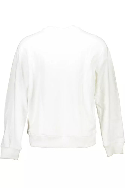 White Cotton Men Sweater