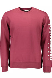 Red Cotton Men Sweater