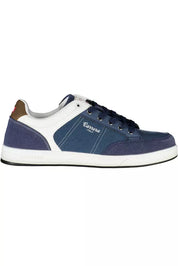 Blue Eco Leather Men Sneaker