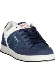 Blue Eco Leather Men Sneaker