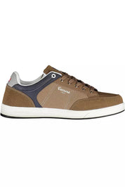 Brown Polyethylene Men Sneaker