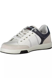 White Polyethylene Men Sneaker