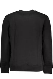 Black Cotton Men Sweater