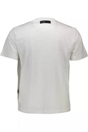 White Cotton Men T-Shirt