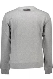 Gray Cotton Men Sweater