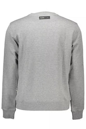 Gray Cotton Men Sweater