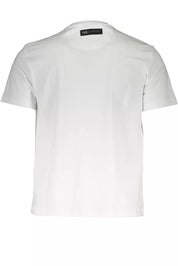 White Cotton Men T-Shirt