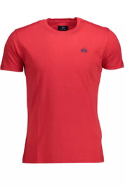 Red Cotton Men T-Shirt