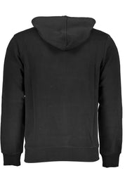 Black Cotton Men Sweater