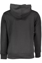 Black Cotton Men Sweater